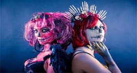 Pelucas para disfrazarse de halloween